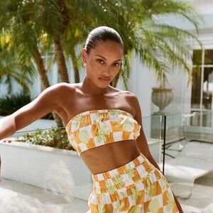 Sabo Skirt Cooper bandeau crop top